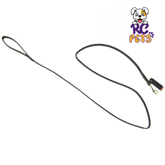 RC Pets - Leather Lead - 6' Long - Black - 6' Long x 3/8" Wide