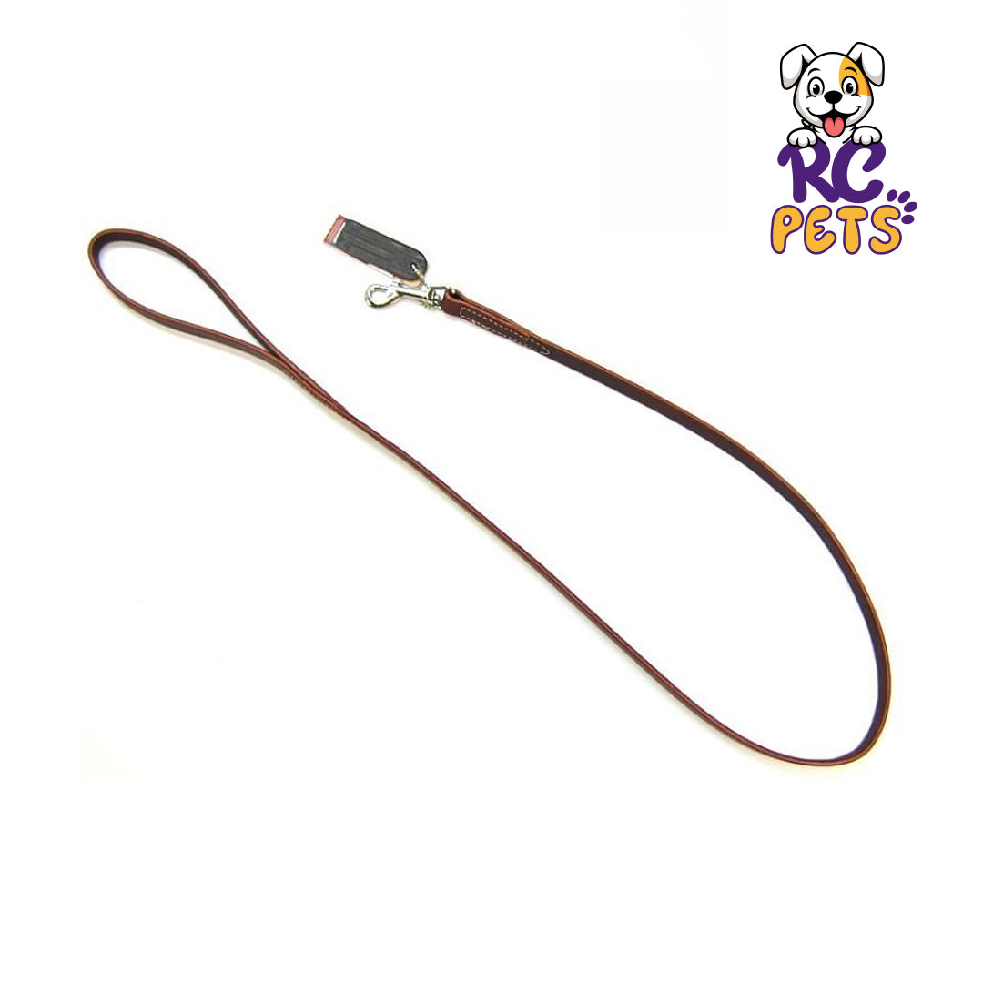 RC Pets - Leather Lead - 4' Long x 5/8" Wide